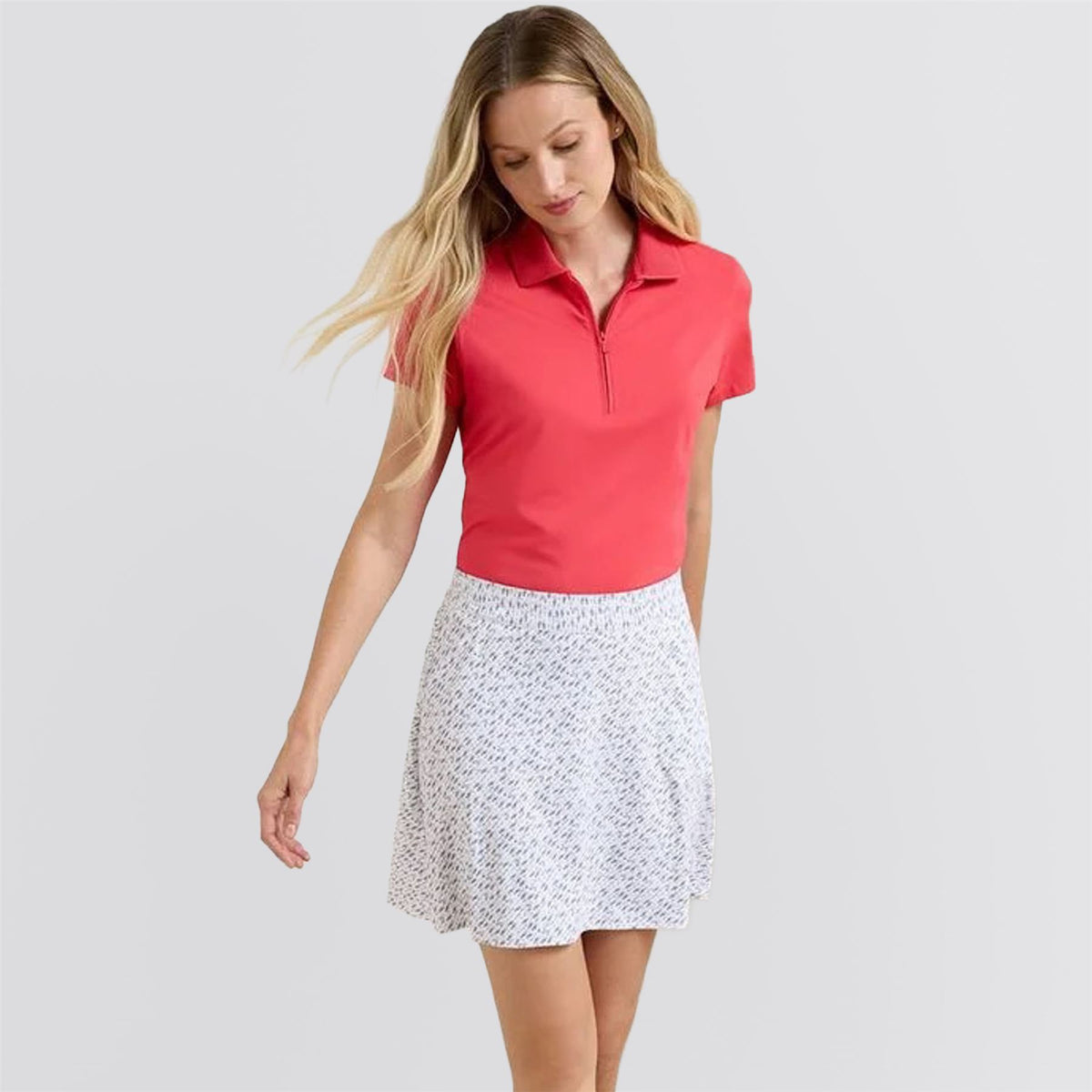 Womens Sally Poppies In Play 15-Inch Skort Multi