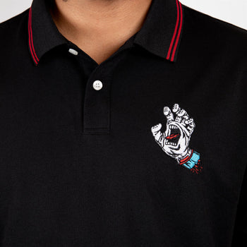 Malbon x Santa Cruz Fairway Polo Black | TRENDYGOLF USA