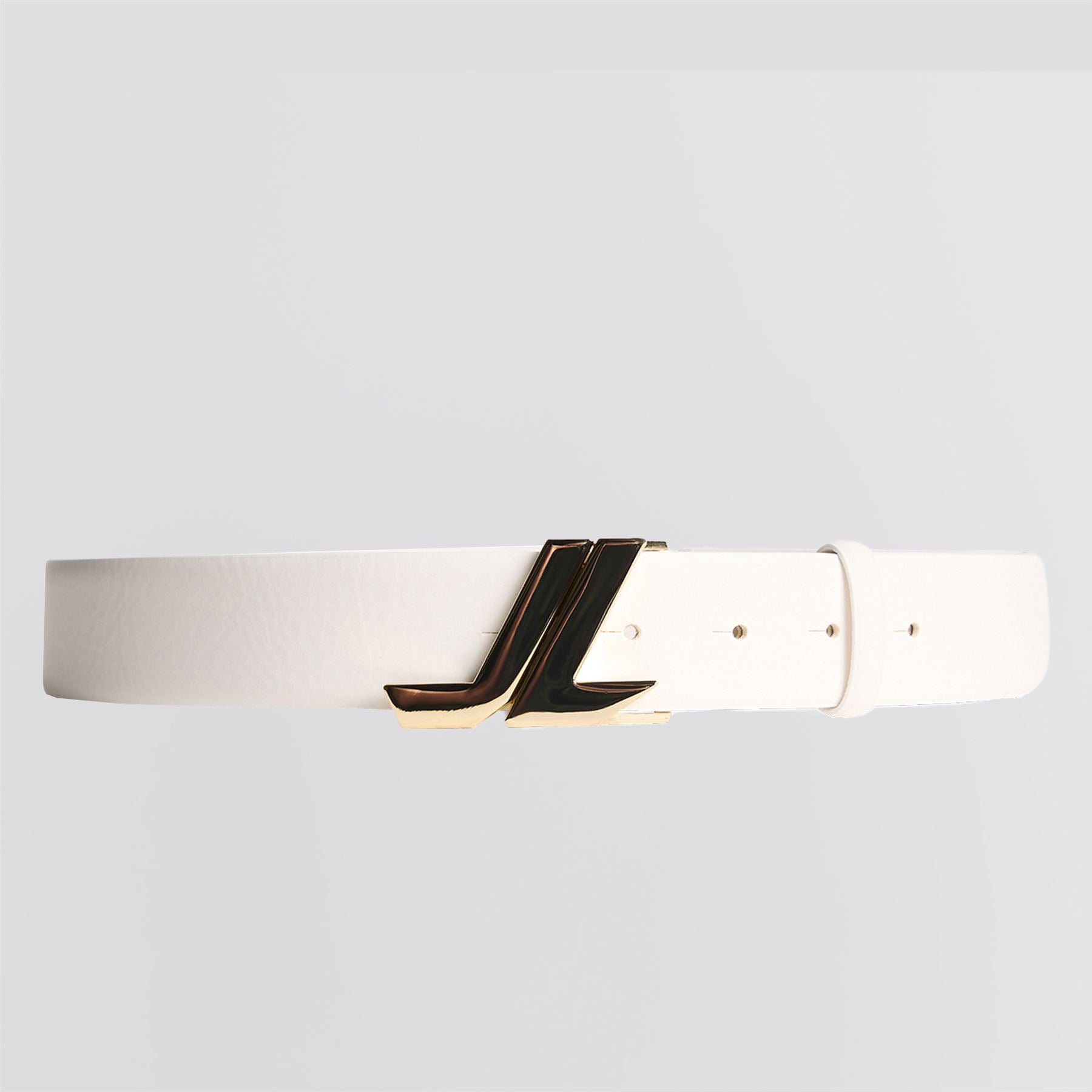Womens Elisa Belt White