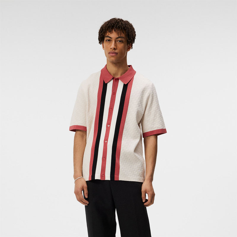 Rayne Jacquard Monogram Shirt Moonbeam