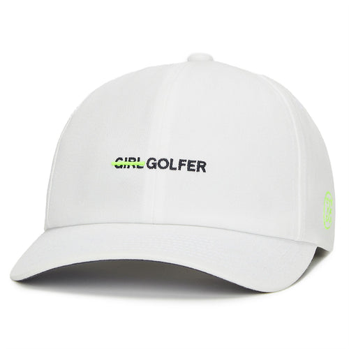 Womens Golfer Cotton Snapback Cap Snow - AW24