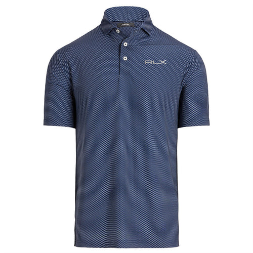 Classic Fit Performance Polo Shirt Refined Navy Pin Dot - SS24