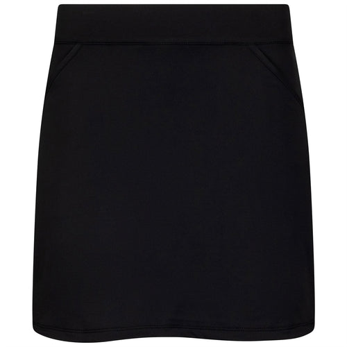 Womens Alice Petal Hem Skort Black