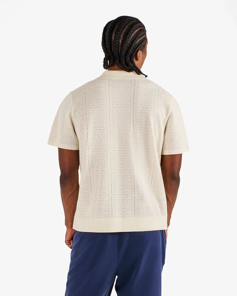 Resort Crochet Polo Ivory