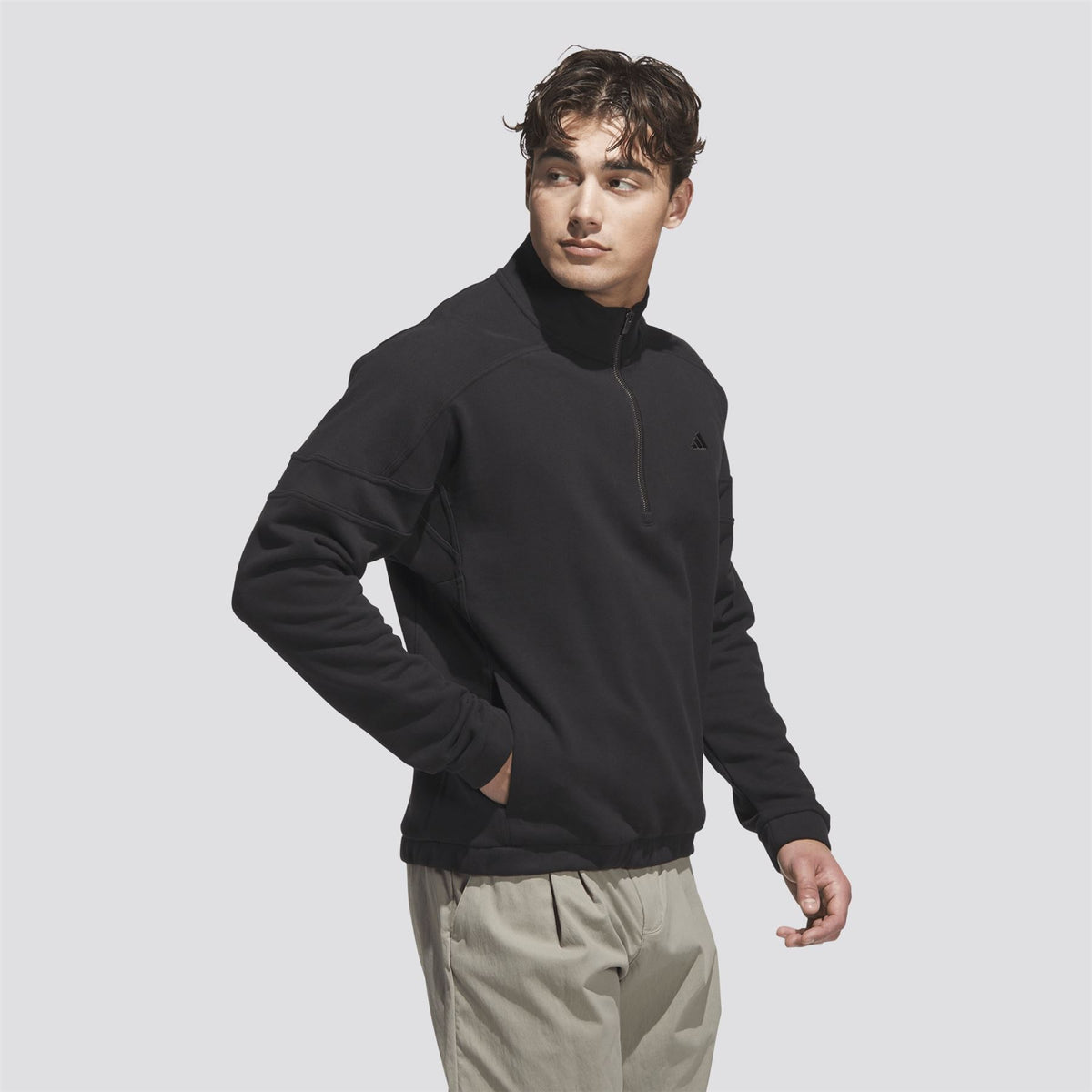 Go-To Heritage Loose Quarter Zip Black