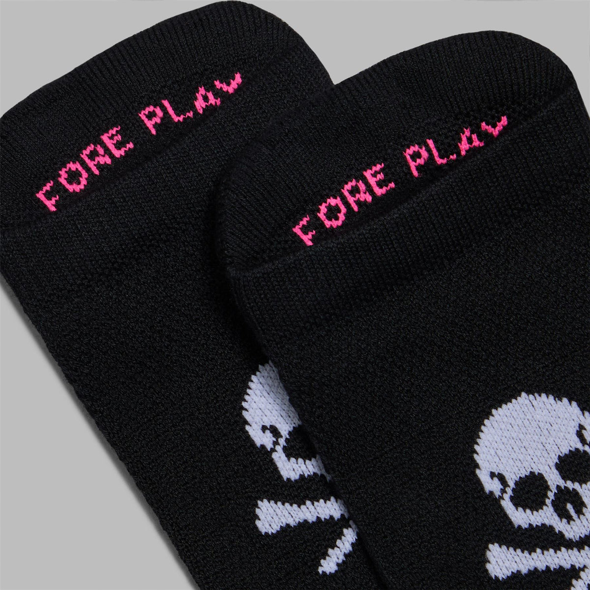 Two Tone Fore Play Ankle Socks Onyx/Snow