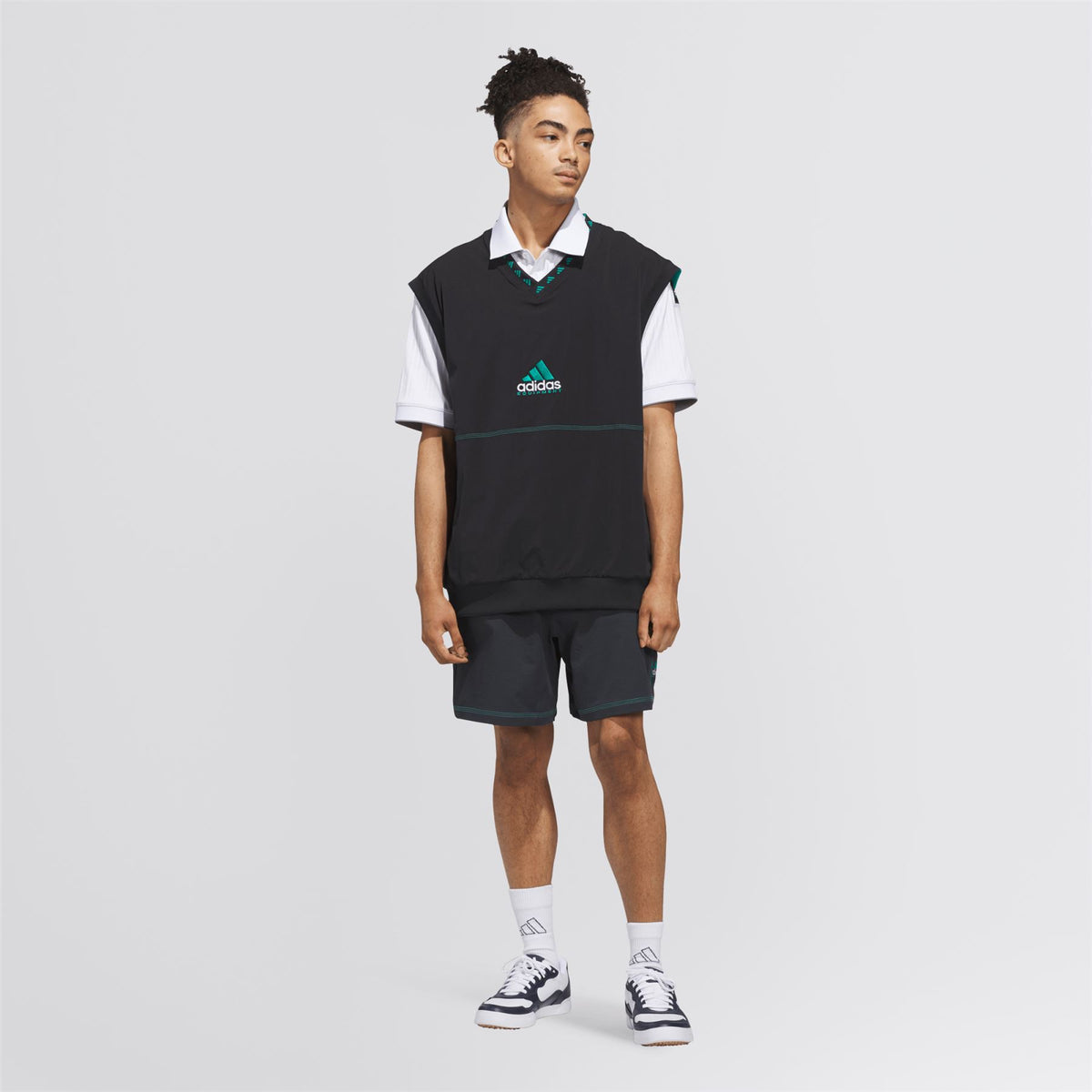 Equipment Reversible Vest Black/Green
