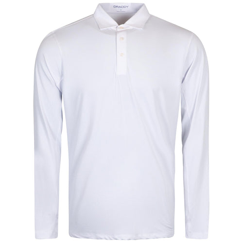 Cool Hand Luke LS Polo White - SS25