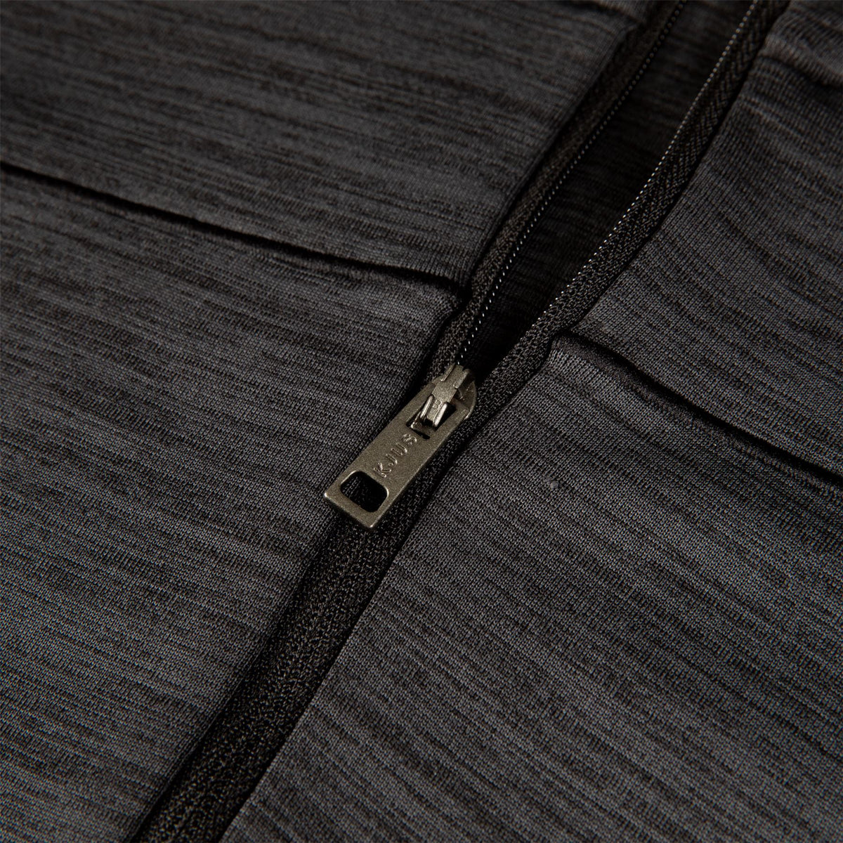 Liam Hooded Half Zip Mid Layer Black