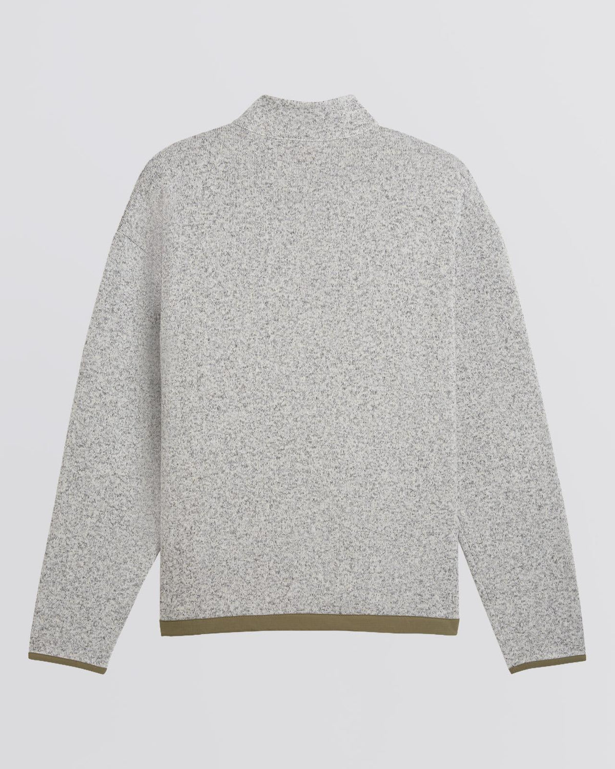 x GGNC Quarter Zip Warm White Heather