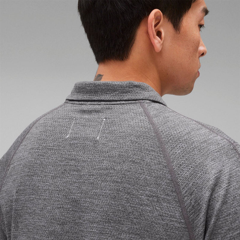 Solotex Mesh Tiebreak Polo Carbon