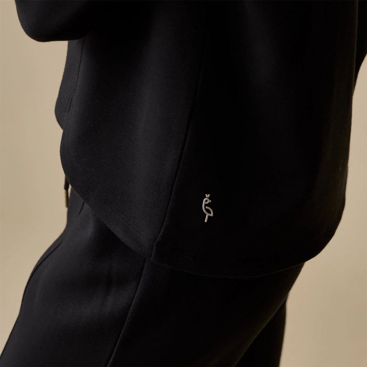 Womens Tulip Hoodie Black