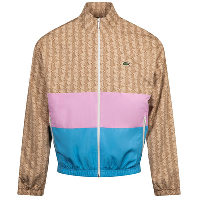 Sportsuit Monogram Track Jacket Beige/Pink/Blue - SS24