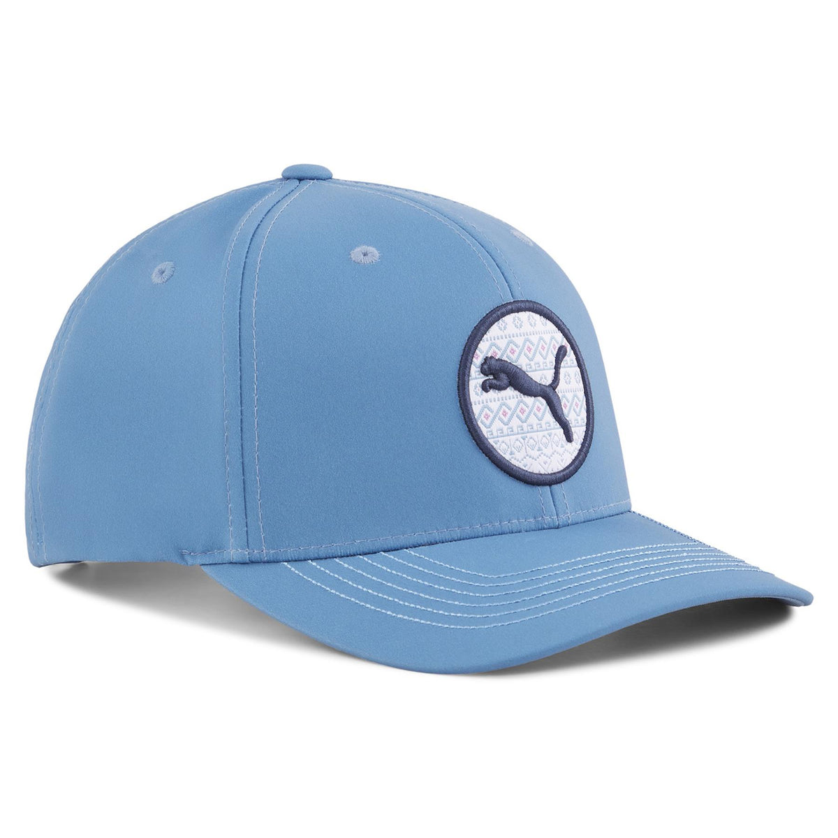 Fair Isle Tech Cap Blue Horizon
