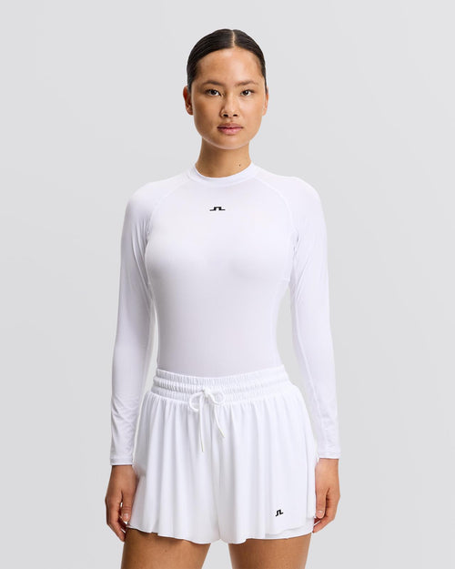 Womens Isa LS Top White