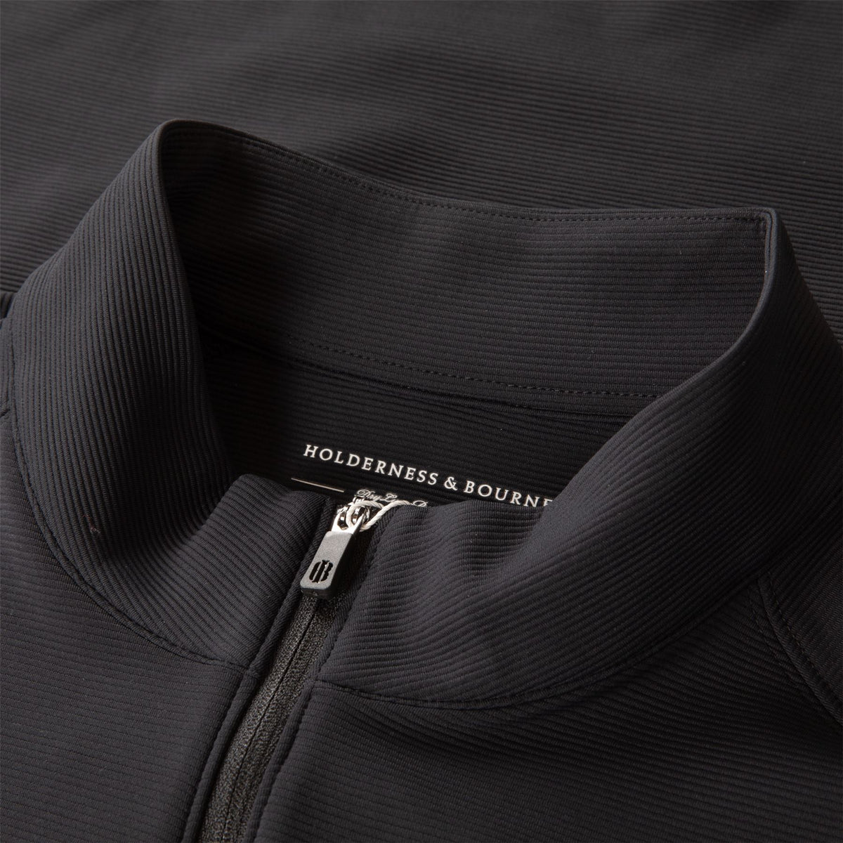 The Stuart Pullover Mid Layer Black