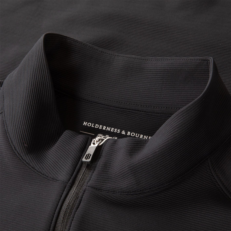 The Stuart Pullover Mid Layer Black