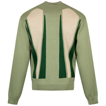 Students Golf Roberts Knit Cardigan Moss | TRENDYGOLF USA
