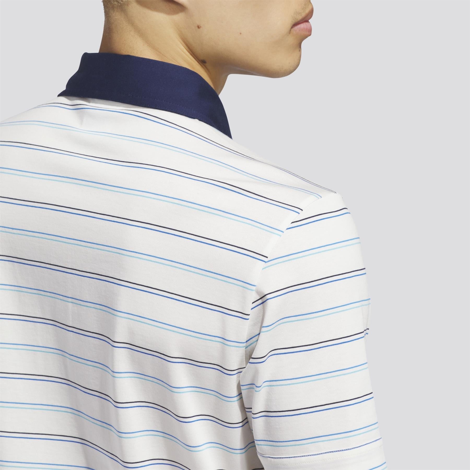 adidas Golf Originals Originals Archive Stripe Polo Chalk White