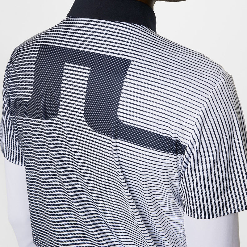 Marvin Stripe Polo White