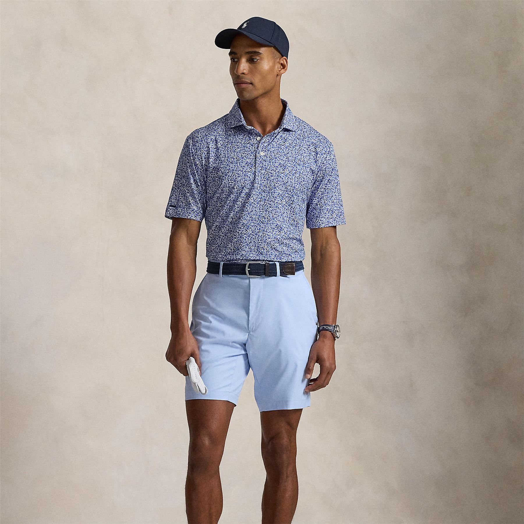 Ralph Lauren RLX Classic Fit Airflow Polo Savanna Floral Refined