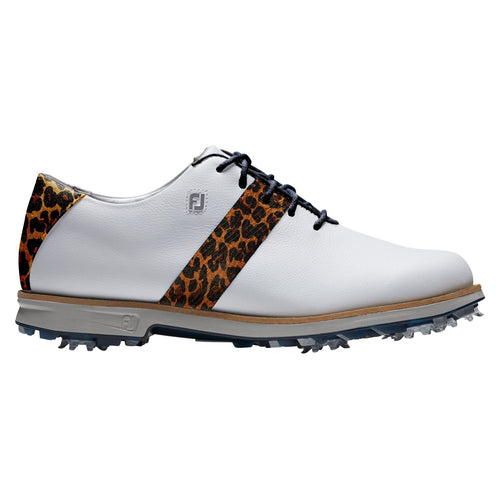 Womens Premiere Saddle DJ Golf Shoes White/Multi/White