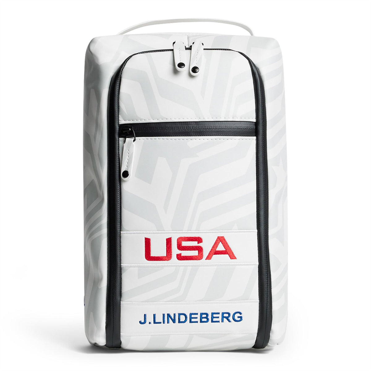 Synthetic Leather Footwear Bag US Golf White