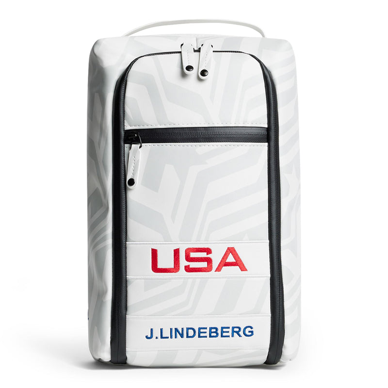 Synthetic Leather Footwear Bag US Golf White