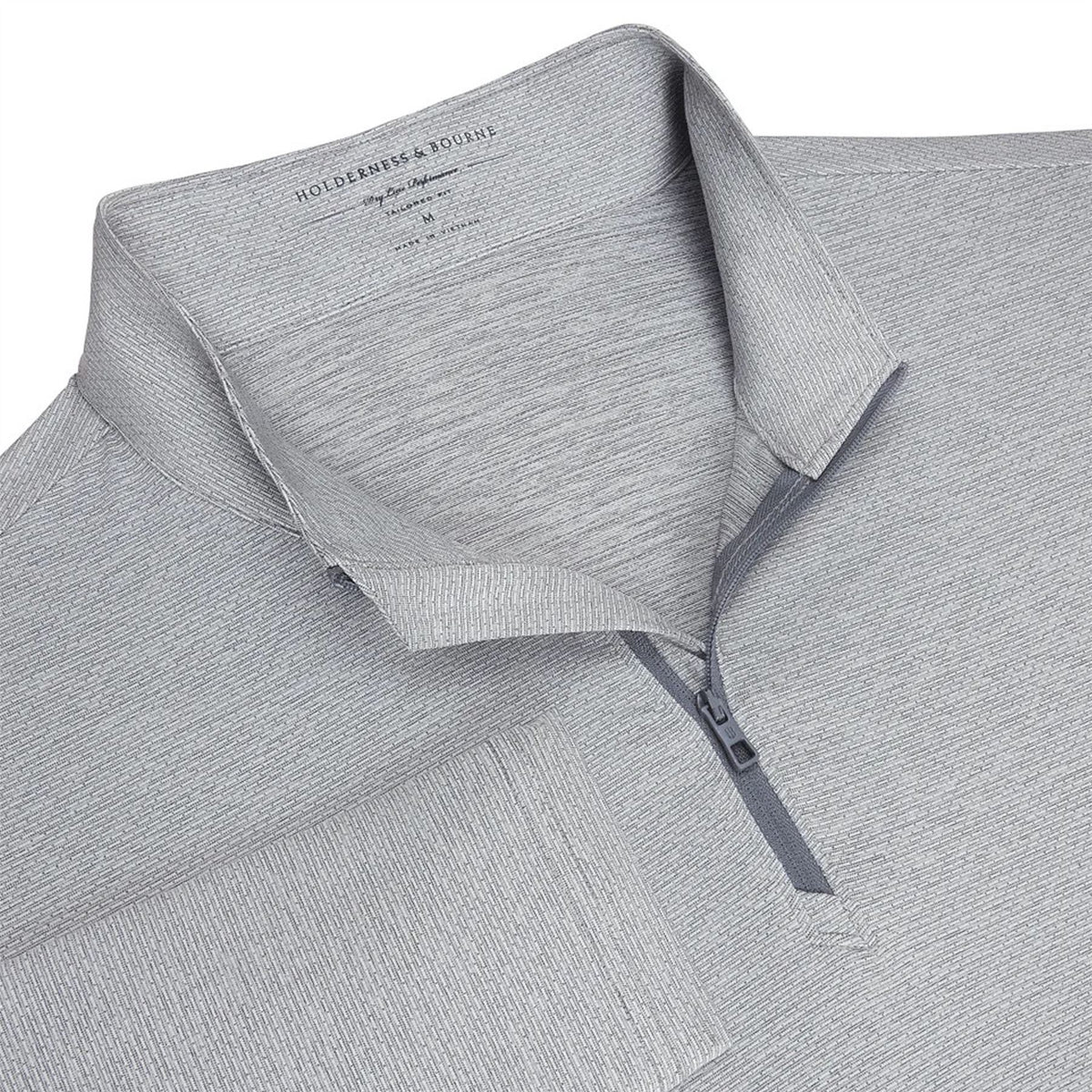 The Bell Quarter-Zip Pullover Heathered Gray
