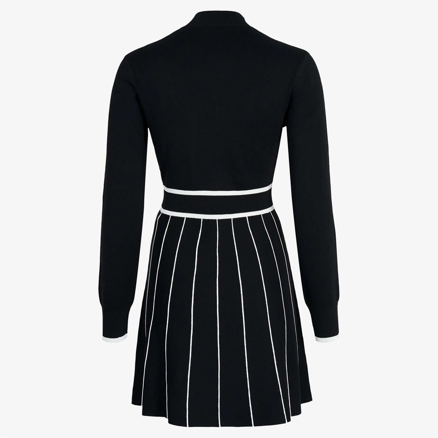ワンピースその他 Malbon Golf SMOKING QUILTED BELTED DRESS BLACK WOMAN M3422PO MALBON】Smoking Quilting Belted Dress □WOMAN /追跡付