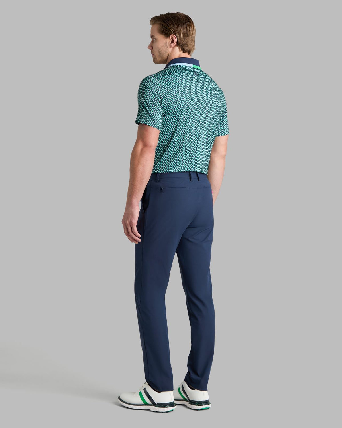 Triple/G Tech Jersey Polo Twilight/Clover