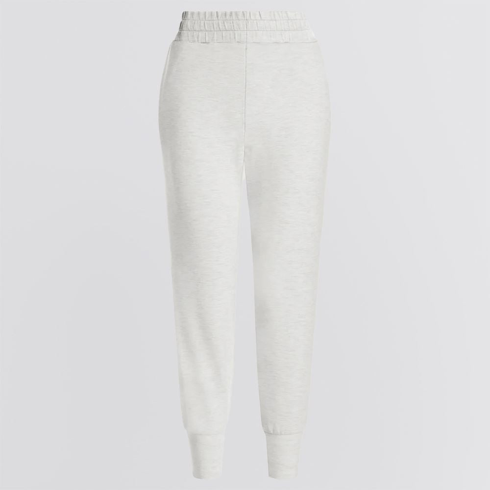 Womens The Slim 25 Inch Cuff Pants Ivory Marl Fleck