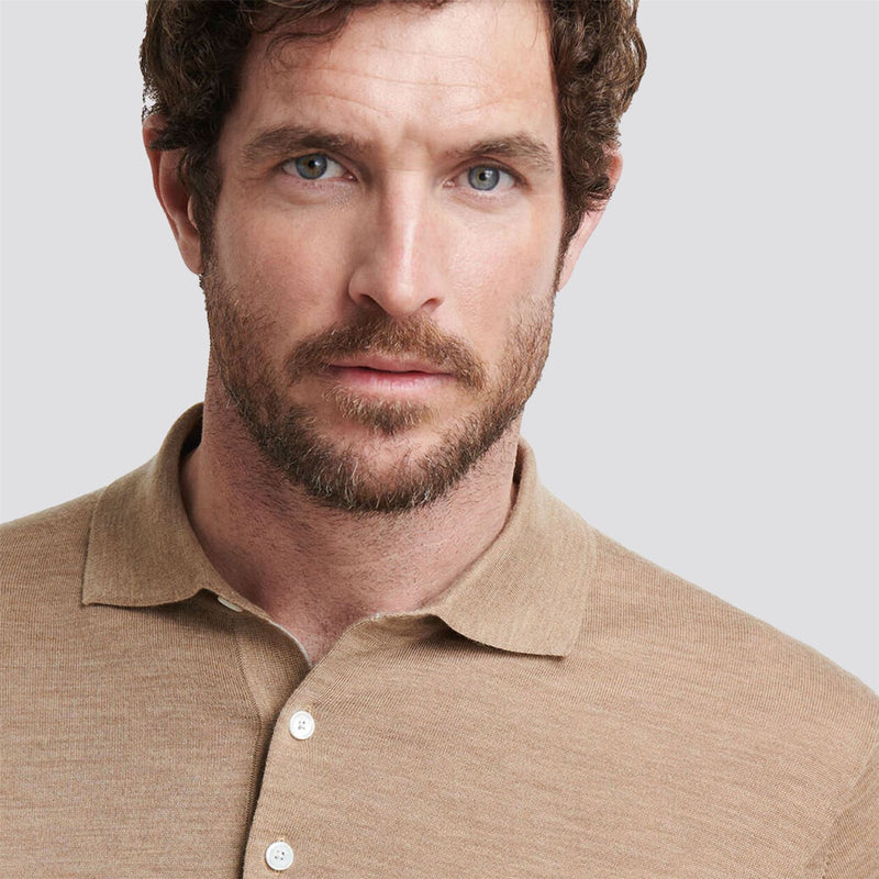Dorset Sweater Polo Camel