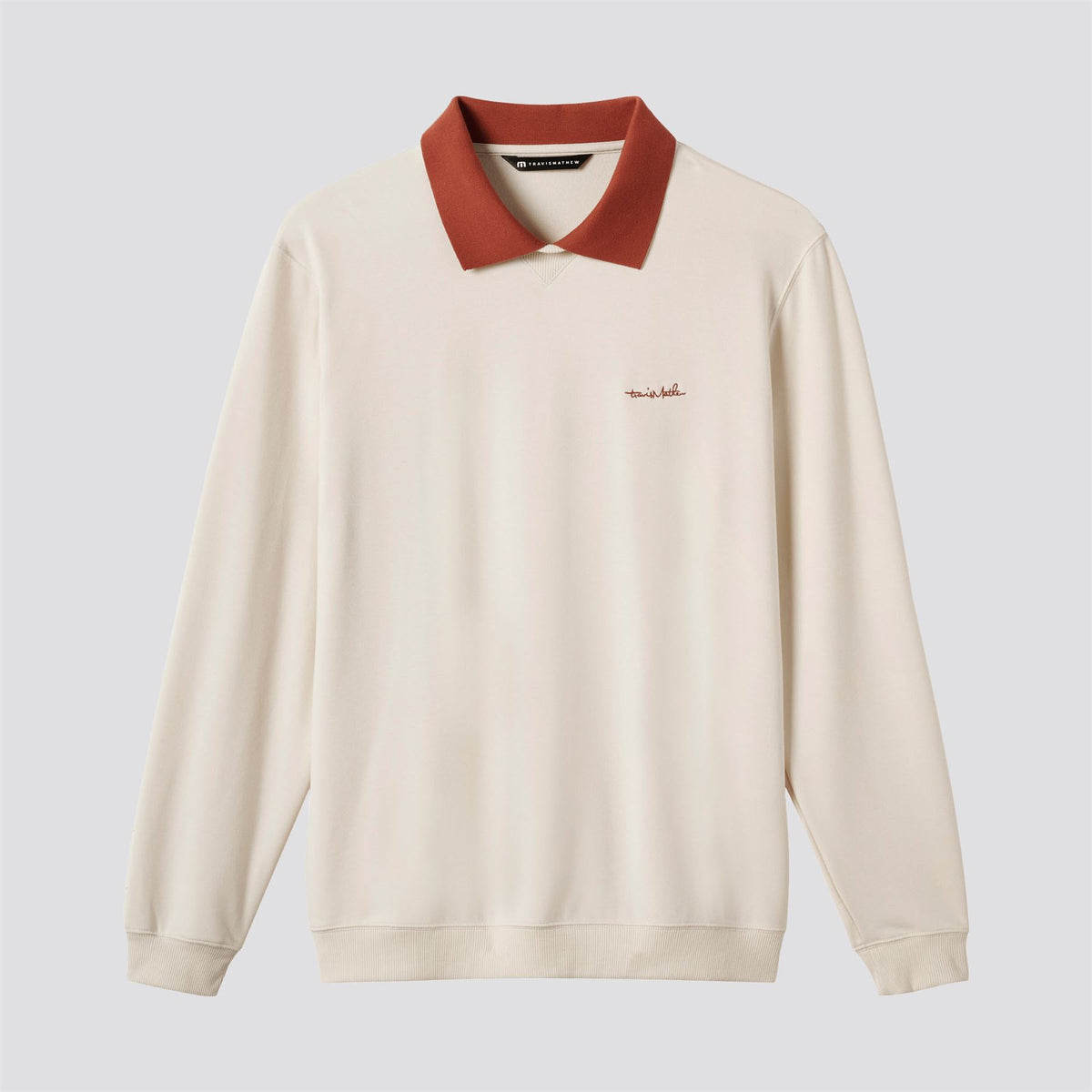 Amenities Collar Crew Sweater Birch