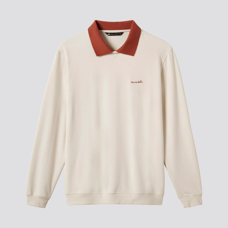 Amenities Collar Crew Sweater Birch