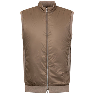 Holdridge Hybrid Full Zip Sweater Vest Toffee