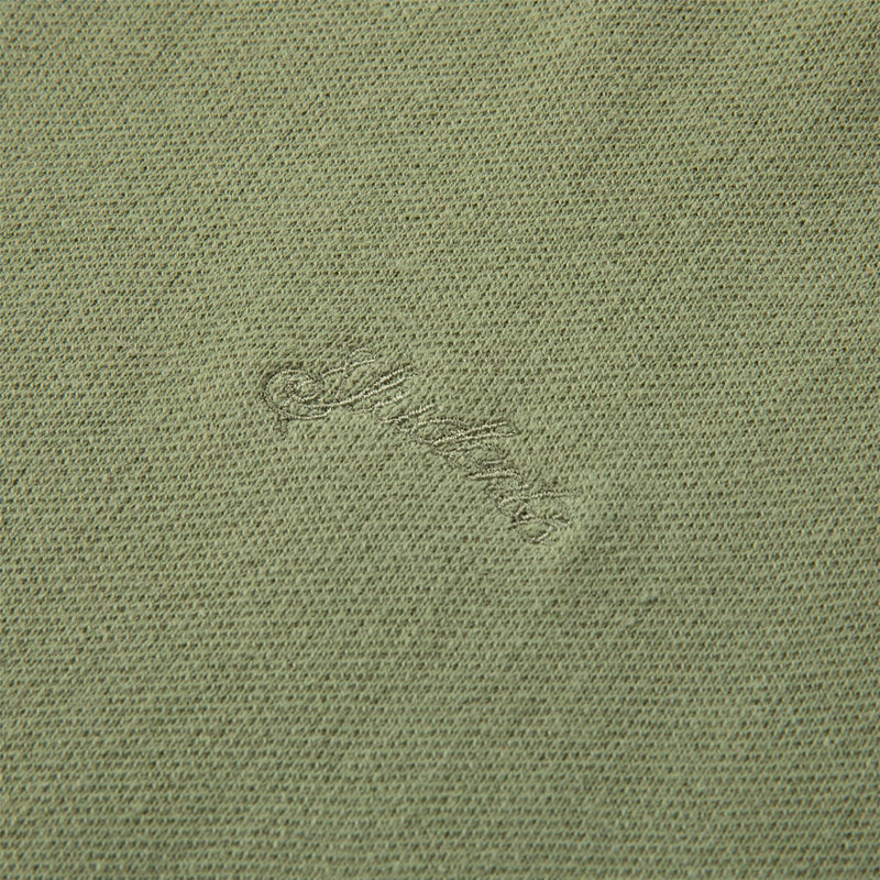 Newton SS Knit Polo Sweater Moss