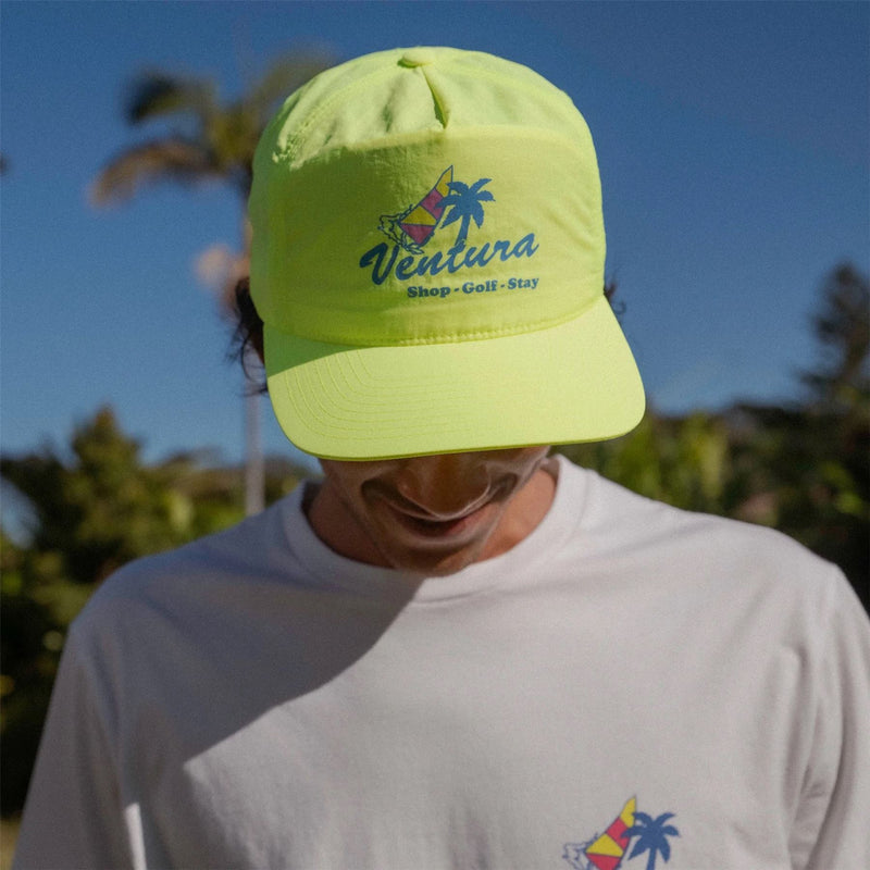 Ventura Snapback Cap Lime