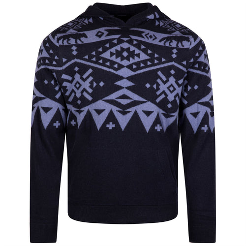 Nordic Fair Isle Hoodie Maltese - AW24