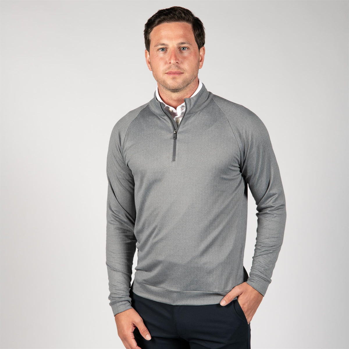 The Monroe Pullover Heathered Charcoal