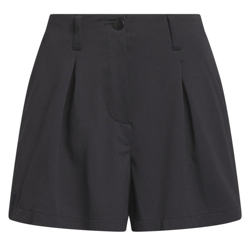 Womens Go-To Pleated Shorts Black - SS24
