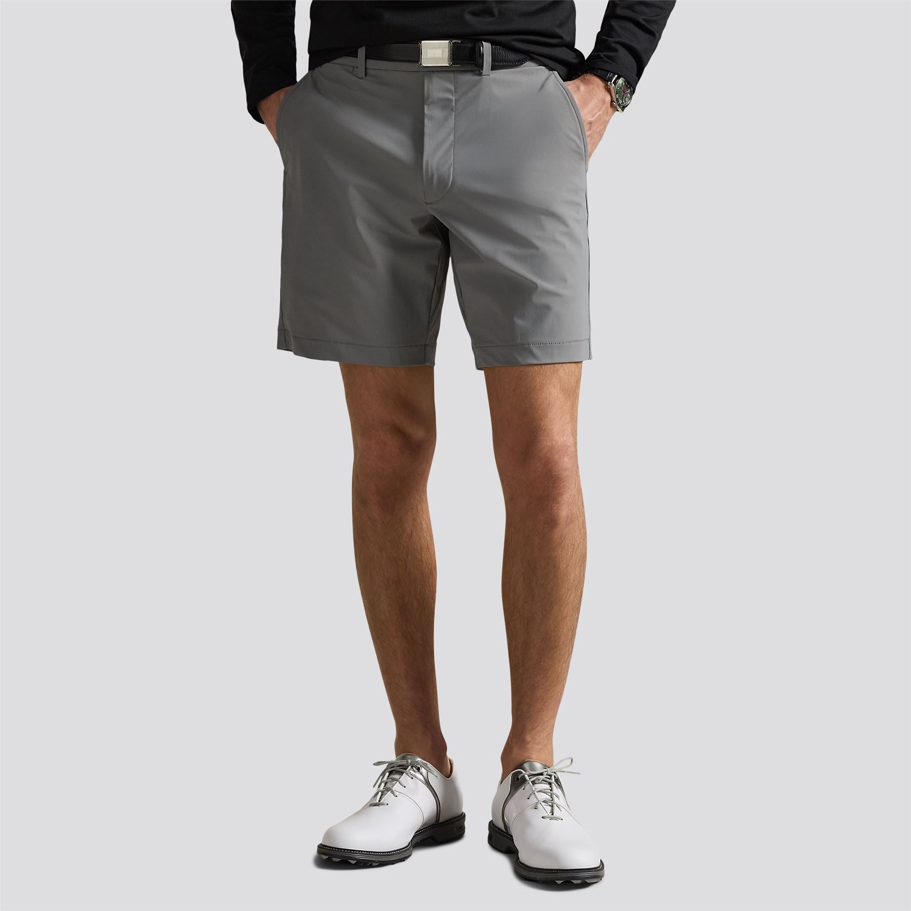 RLX 8-Inch Tailored Fit Stretch Shorts Perfect Gray