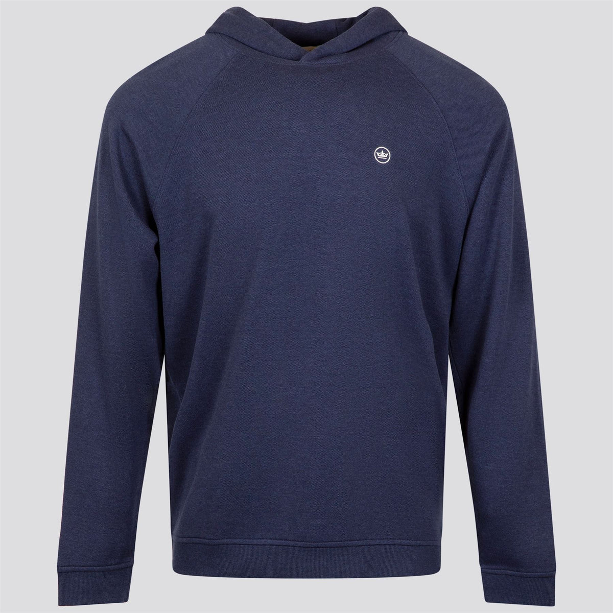 Crown Comfort Knit Hoodie Navy