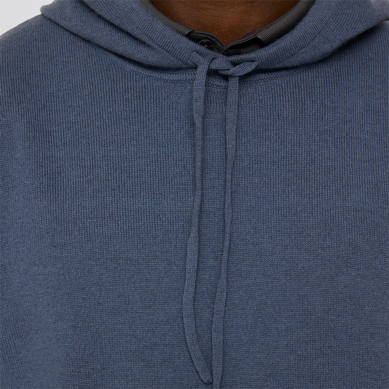 Kolton Cashmere Hoodie Vintage Indigo