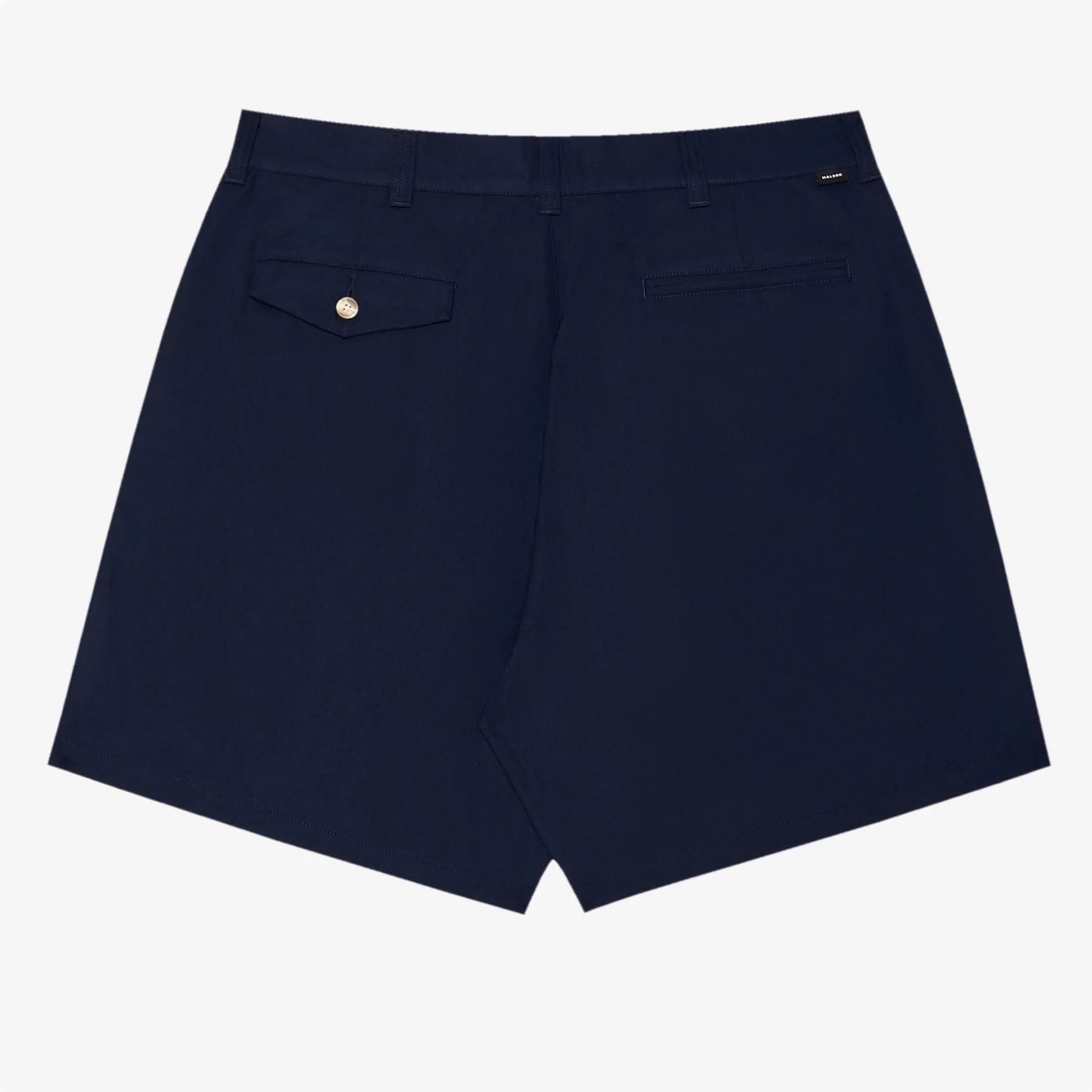 【MALBON GOLF】 [WOMENS COLLECTION] ia Pleated Shorts Malbon Golf Classic Pleated Shorts Navy | TRENDYGOLF USA