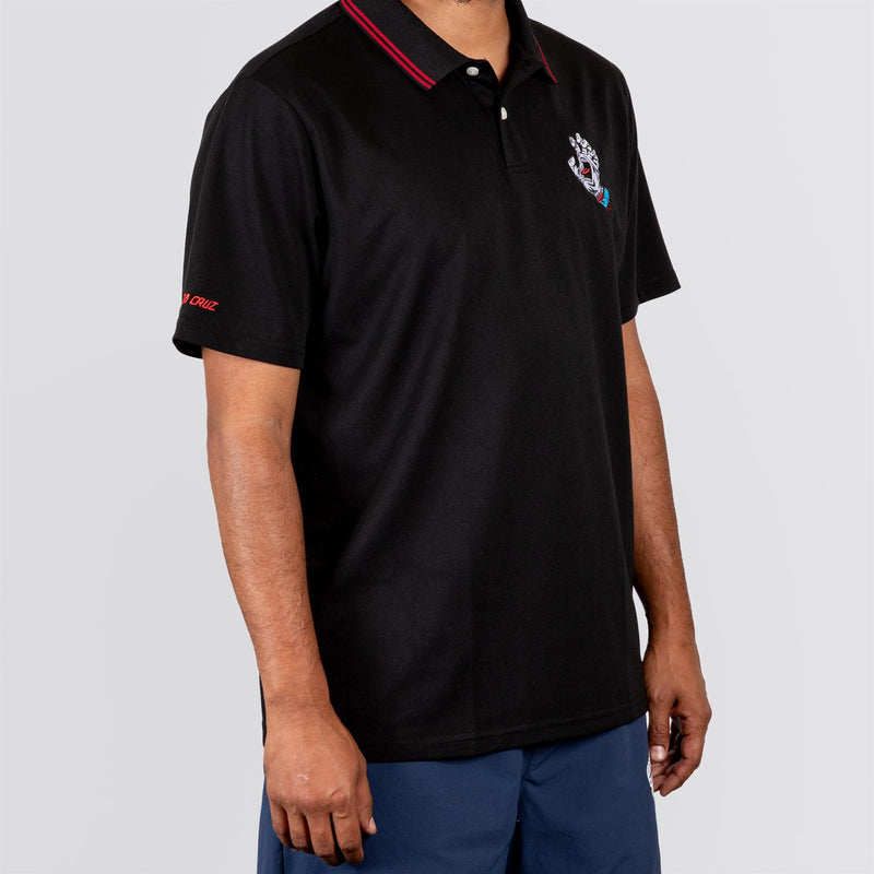 x Santa Cruz Fairway Polo Black