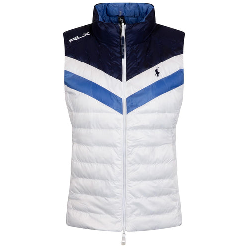 Womens RLX Miro Ripstop Full Zip Vest Ceramic White - AW24