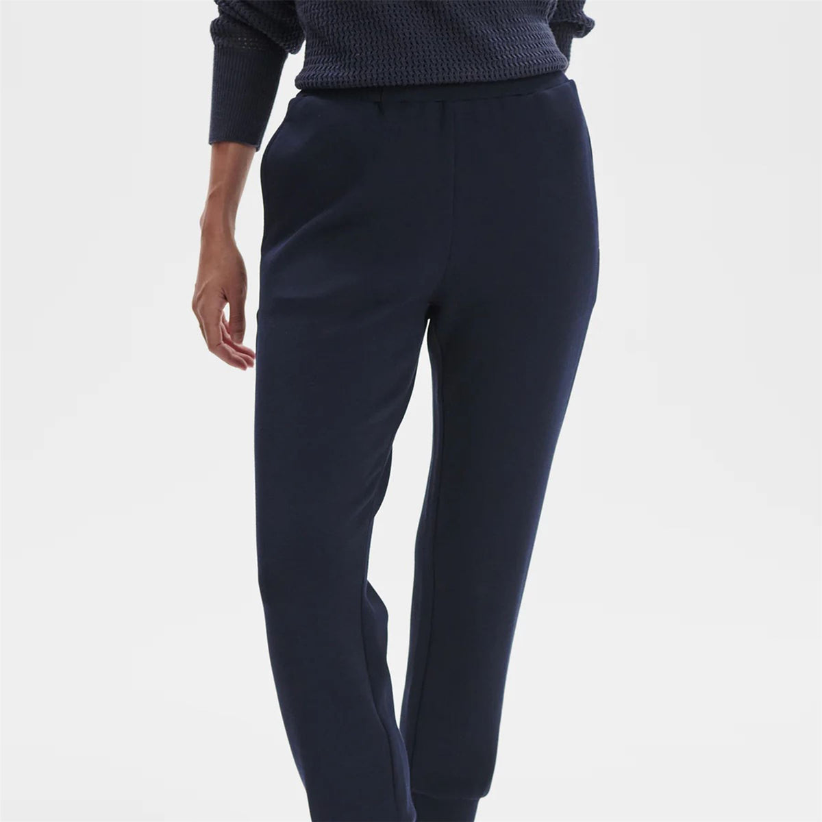 Womens The Slim 27.5 Piped Pants Navy