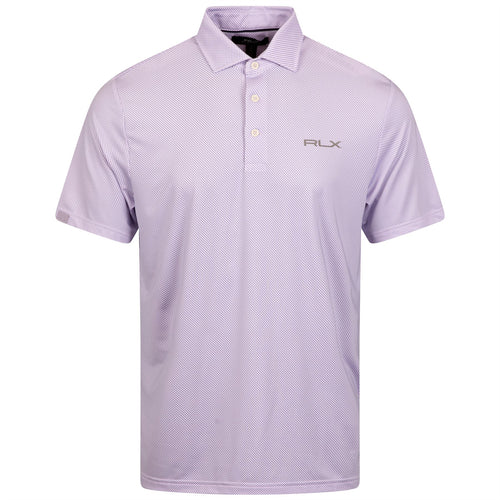 RLX Printed Dot Airflow Polo Lovely Lilac - AW24