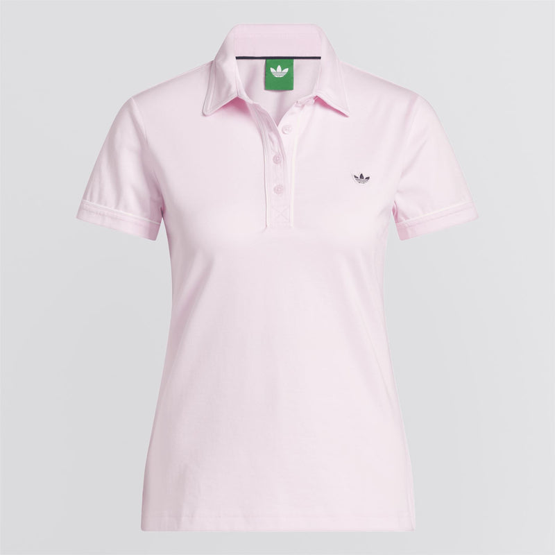 Womens Originals Solid Polo Clear Pink